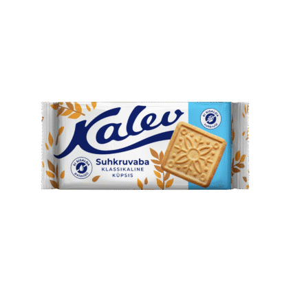 Kalev suhkruvaba klassikaline küpsis 163g x 48