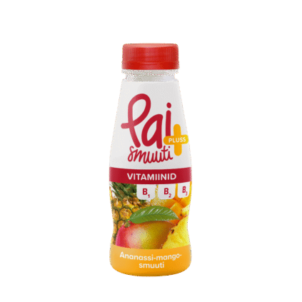 Tootepilt tootele Pai pluss Ananassi-mango smuuti B-rühma vitamiinidega 280ml x 10