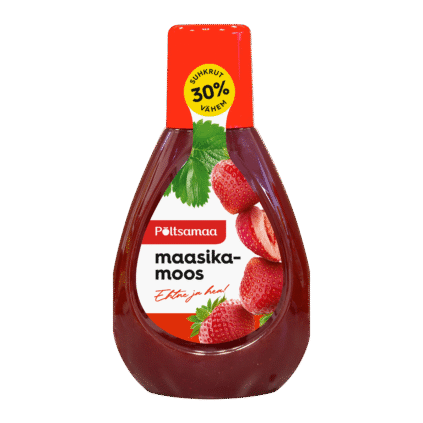 Клубничное варенье в бутылке Põltsamaa 390г x 10
