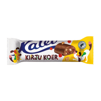 Kalev Kirju koer какао-батончик с печеньем и мармеладом 36г x 16