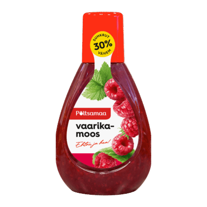 Малиновое варенье в бутылке Põltsamaa 390г x 10