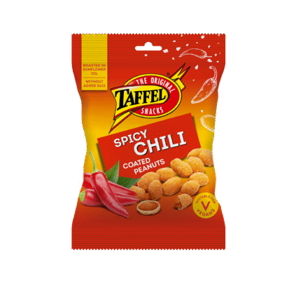 Taffel tšillimaitselised kaetud maapähklid 140g x 11