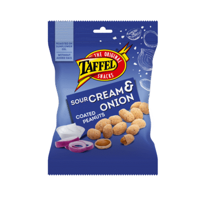 Taffel hapukoore-sibulamaitselised kaetud maapähklid 140g x 11