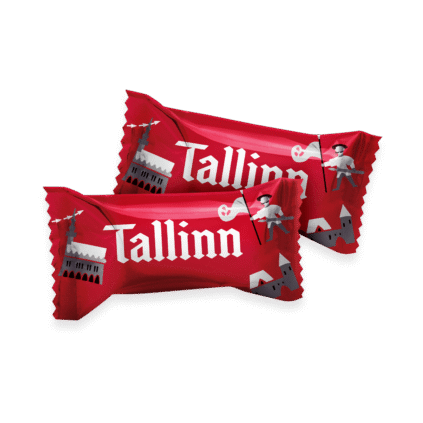 Kalev Tallinn развесные вафельные конфеты с ромовым вкусом 1кг x 3