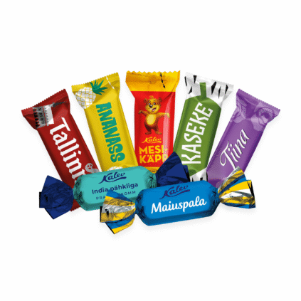 Kalev 7 lemmikut kommisegu kaalu 1kg x 6