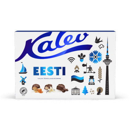 Kalev Eesti набор шоколадных конфет 186г x 8