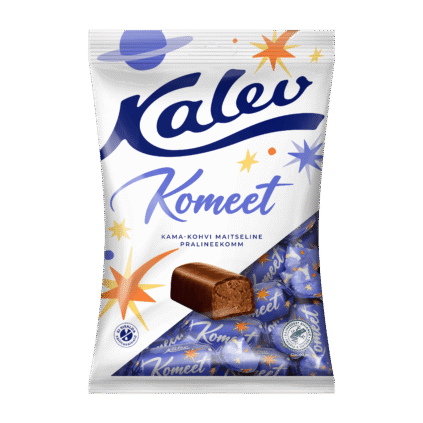 Kalev Komeet kama-kohvi maitseline pralineekomm 175g x 21
