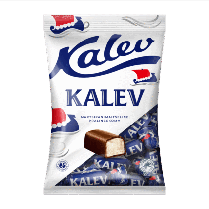 Kalev пралиновые конфеты с марципановым вкусом 175г x 21