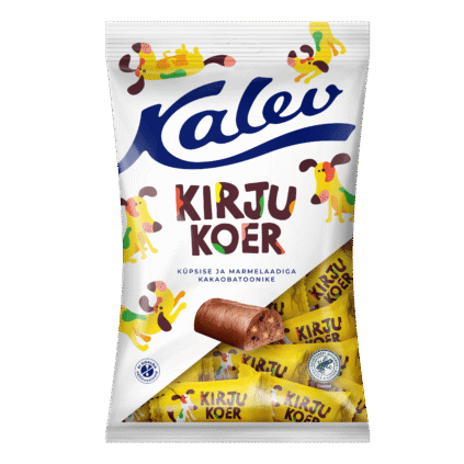 Kalev Kirju koer какао-батончик с печеньем и мармеладом 200г x 21