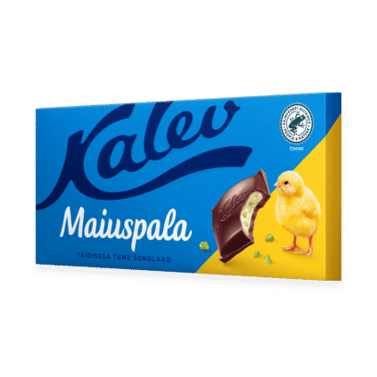 Kalev Maiuspala темный шоколад с начинкой 100г x 13
