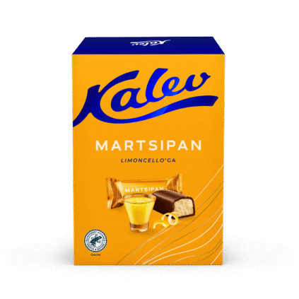 Kalev марципановые конфеты с ликёром Лимончелло 150г x 16