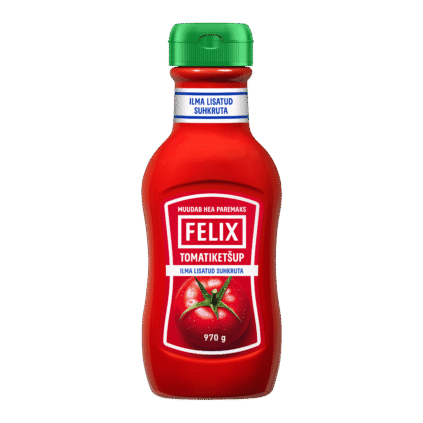 Felix Tomatiketšup ilma lisatud suhkruta 970g x 8