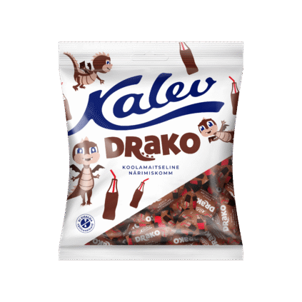 Kalev Drako жевательные конфеты со вкусом колы 110г x 27