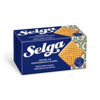 Selga biscuits with coconut flavour 180g x 48