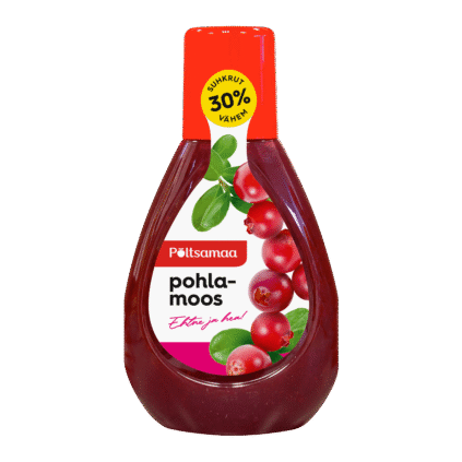 Põltsamaa Lingonberry Jam in a Bottle 385g x 10