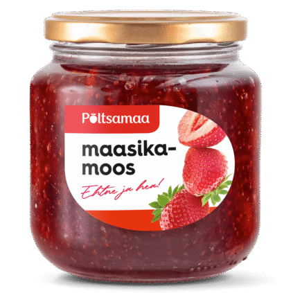 Tootepilt tootele Põltsamaa Maasikamoos 600g x 6