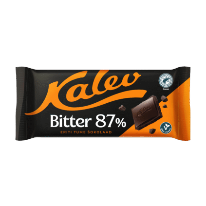 Tootepilt tootele Kalev Bitter 87% eriti tume šokolaad 100g x 15
