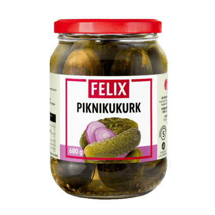 Огурцы для пикника Felix (целые) 680г x 8