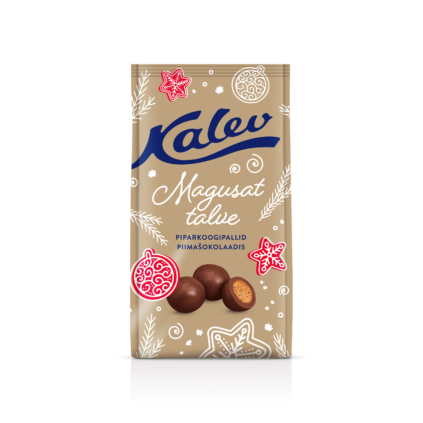 Tootepilt tootele Kalev piparkoogipallid piimašokolaadis 150g x 16
