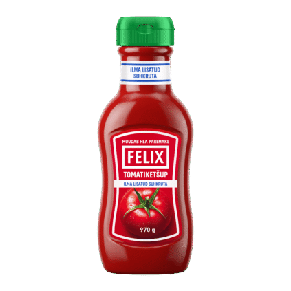 Felix Tomatiketšup ilma lisatud suhkruta 970g x 8